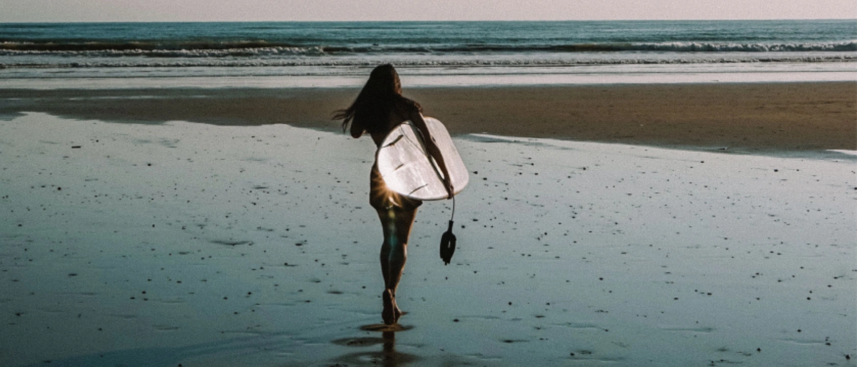surfing Lombok beach shot